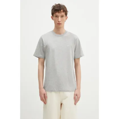 Zdjęcie Wood Wood t-shirt bawełniany Essential Sami classic męski kolor szary melanżowy 30250245