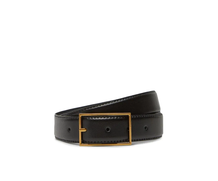 obrazek 1 Calvin Klein Pasek Męski Classic Buckle Belt 30Mm LV04D7014G Czarny