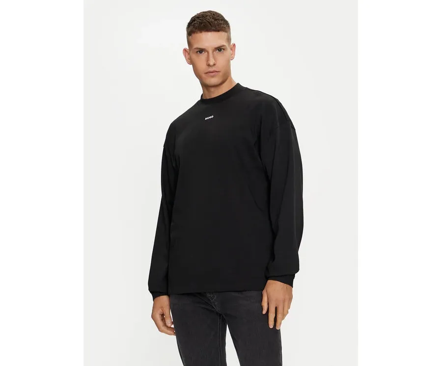obrazek 1 Hugo Bluza Daposo 50511029 Czarny Relaxed Fit HUGO