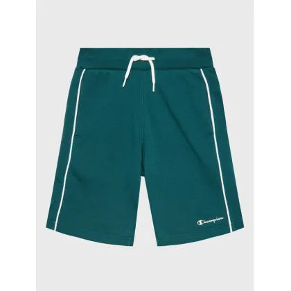 Zdjęcie Champion Szorty sportowe Script Logo 306147 Zielony Regular Fit