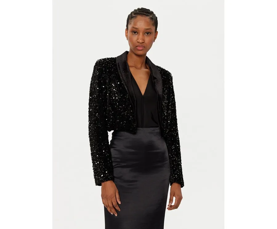 obrazek 1 Rinascimento Marynarka CFC0121944003 Czarny Regular Fit