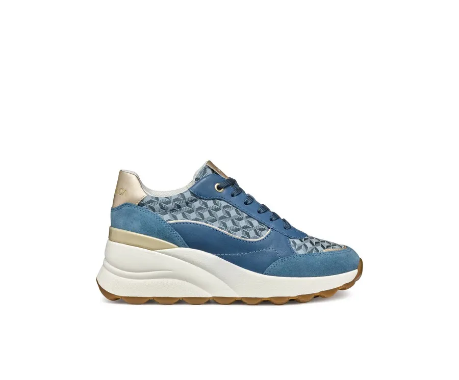 obrazek 1 Geox Sneakersy D Spherica Ec13 D45WAA 085DS C4005 Niebieski