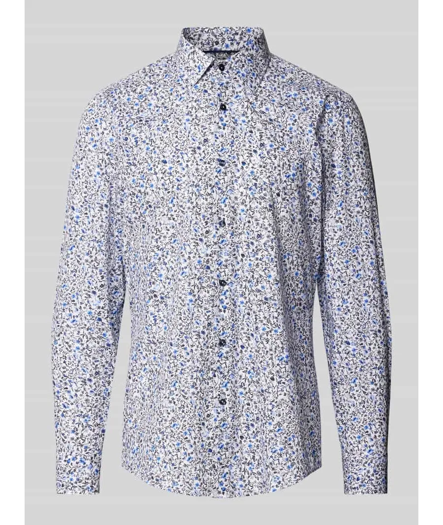 obrazek 1 Koszula biznesowa o kroju slim fit z kołnierzykiem typu kent model ‘Hank’