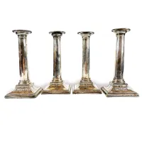 Zdjęcie Zestaw czterech świeczników w stylu neoklasycystycznym z ok. 1900 r.