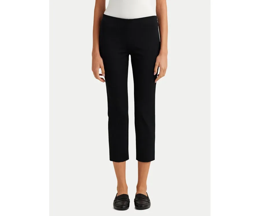 obrazek 1 LAUREN RALPH LAUREN Spodnie materiałowe Skinny Fit Streç Pantolon 200687713003 Czarny Regular Fit