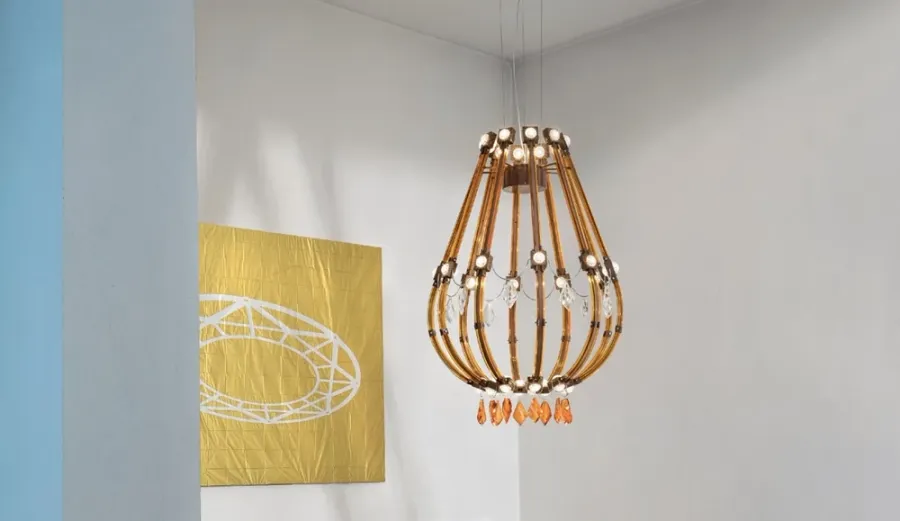 obrazek 1 Artystyczny i designerski żyrandol z kolekcji Raqam - Masiero