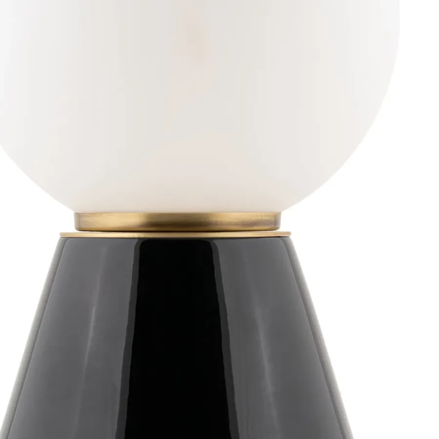 obrazek 4 Włoska mała lampa stołowa H.36xL.22xP.22 cm