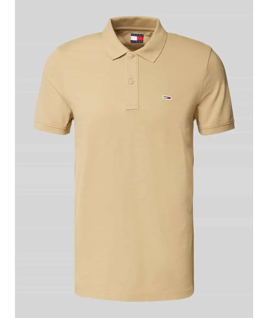 obrazek 1 Tommy Jeans Polo DM0DM20676 Beżowy Slim Fit