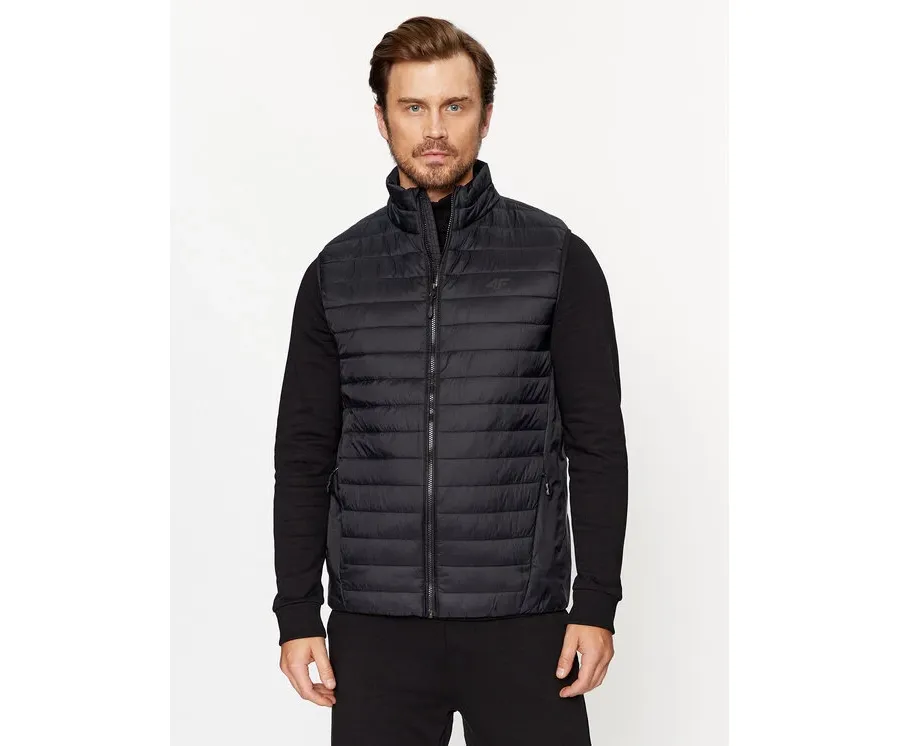 obrazek 1 4F Kamizelka TVESM062 Czarny Regular Fit