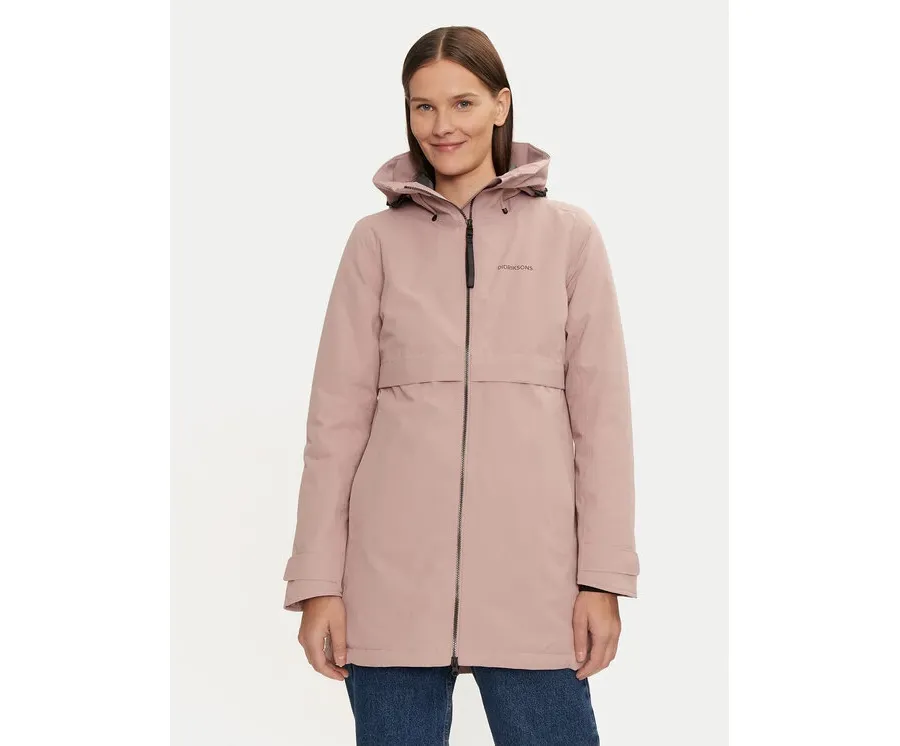 obrazek 1 Didriksons Parka Helle 504301 Różowy Regular Fit