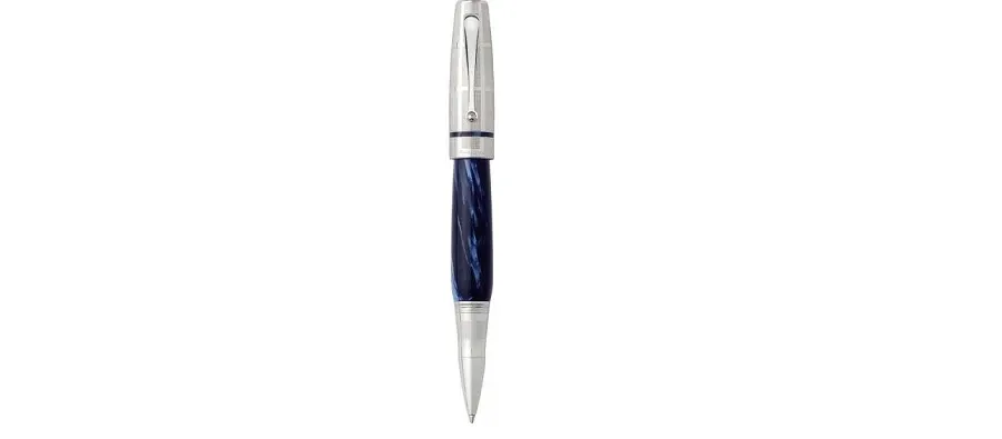 obrazek 1 Midnight Blue Miya Argento Pióro Kulkowe Celluloid Montegrappa