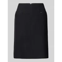 Zdjęcie Spódnica o długości do kolan z wpuszczanymi kieszeniami i detalem z logo