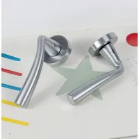 Picture Edo brass door handle for interior doors