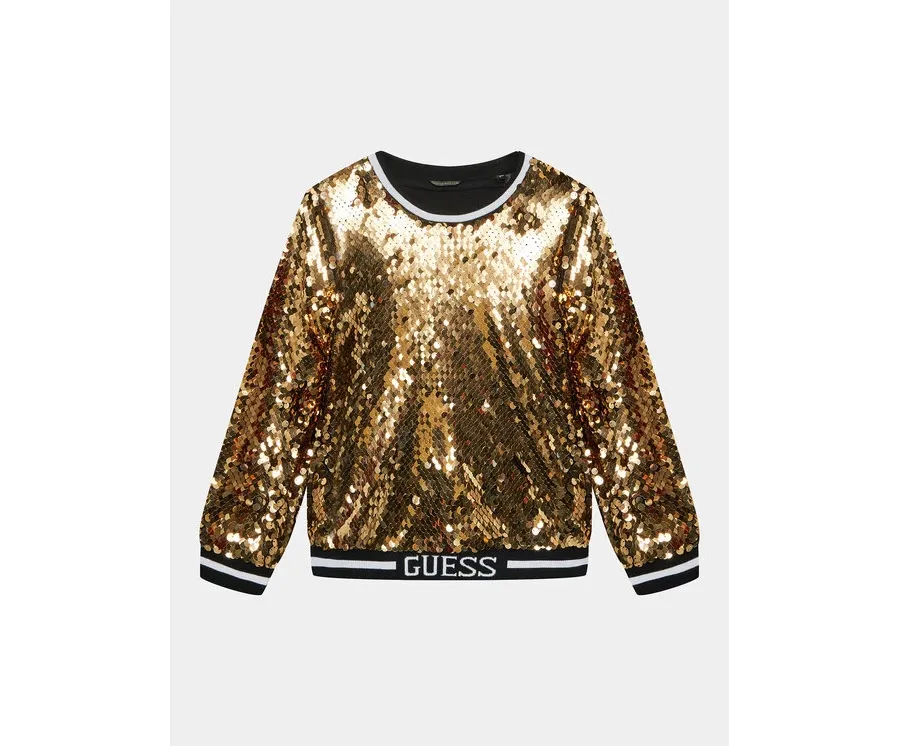 obrazek 1 Guess Bluza J3BQ27 WEXY0 Złoty Regular Fit