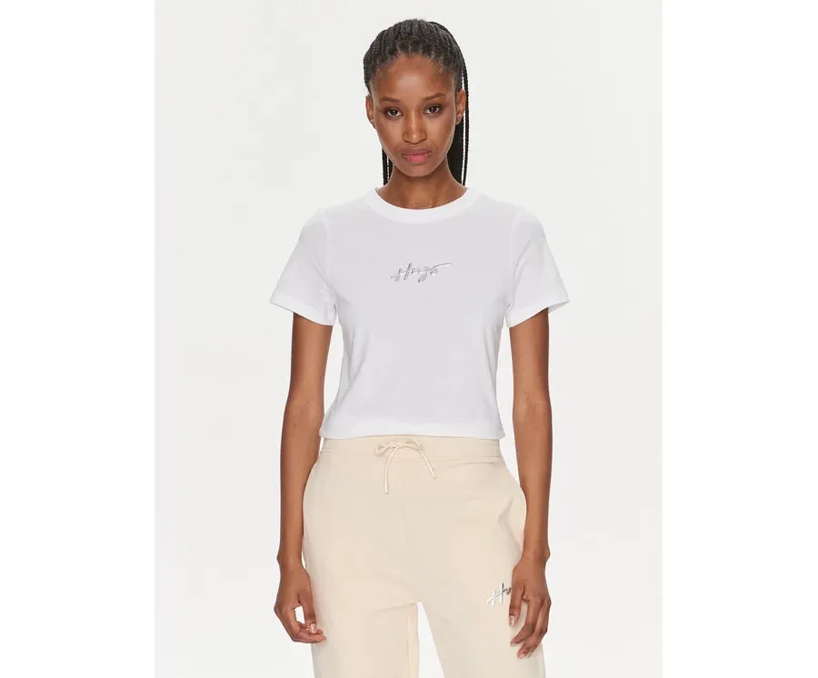 obrazek 1 Hugo T-Shirt Classic 50508289 Biały Regular Fit HUGO