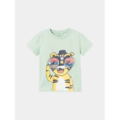 Zdjęcie NAME IT T-Shirt Dante 13228559 Zielony Regular Fit