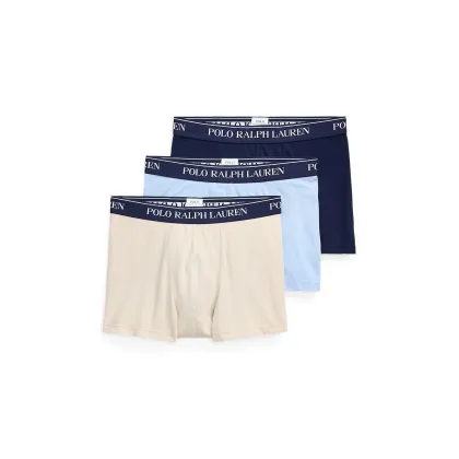 Zdjęcie Polo Ralph Lauren bokserki 3-pack męskie kolor niebieski 714830299