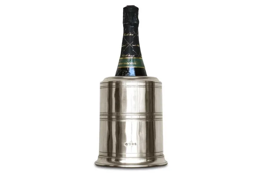 obrazek 2 Elegancki cooler z pewteru do alkoholu
