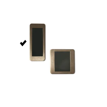 Zdjęcie Przydymione lustro z ręcznie plecioną skórzaną ramą 100x200cm - Ulivi Salotti