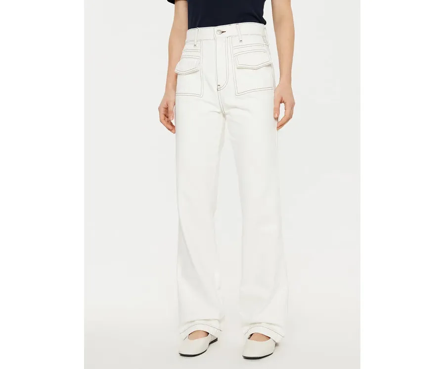 obrazek 1 Tommy Hilfiger Jeansy WW0WW43718 Écru Relaxed Fit