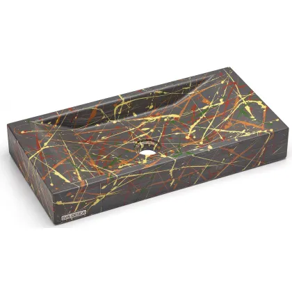 Zdjęcie Luksusowa umywalka 60 cm SIRIUS BASIC – PUNK, szary, lakier matowy