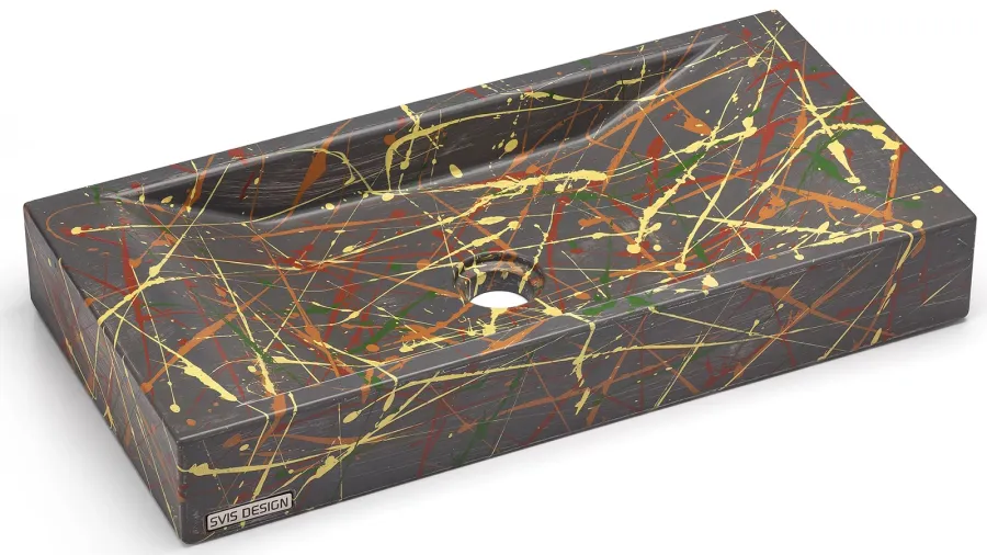 obrazek 1 Luksusowa umywalka 60 cm SIRIUS BASIC – PUNK, szary, lakier matowy