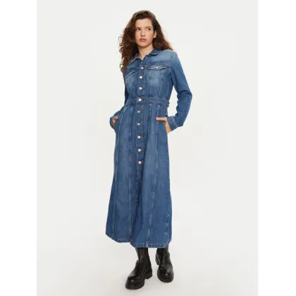 Zdjęcie Tommy Jeans Sukienka jeansowa DW0DW19738 Niebieski Regular Fit