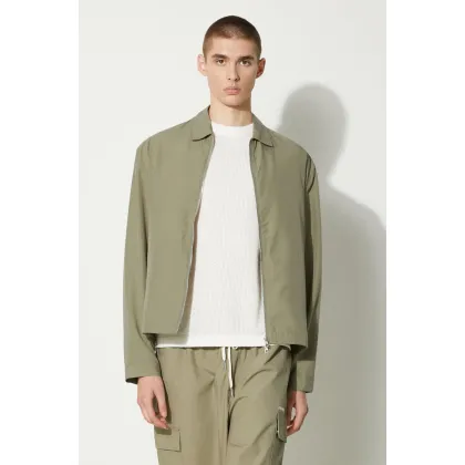 Zdjęcie MKI MIYUKI ZOKU kurtka Tencel Rider Jacket męska kolor zielony przejściowa TENCEL.RIDER.JACKET