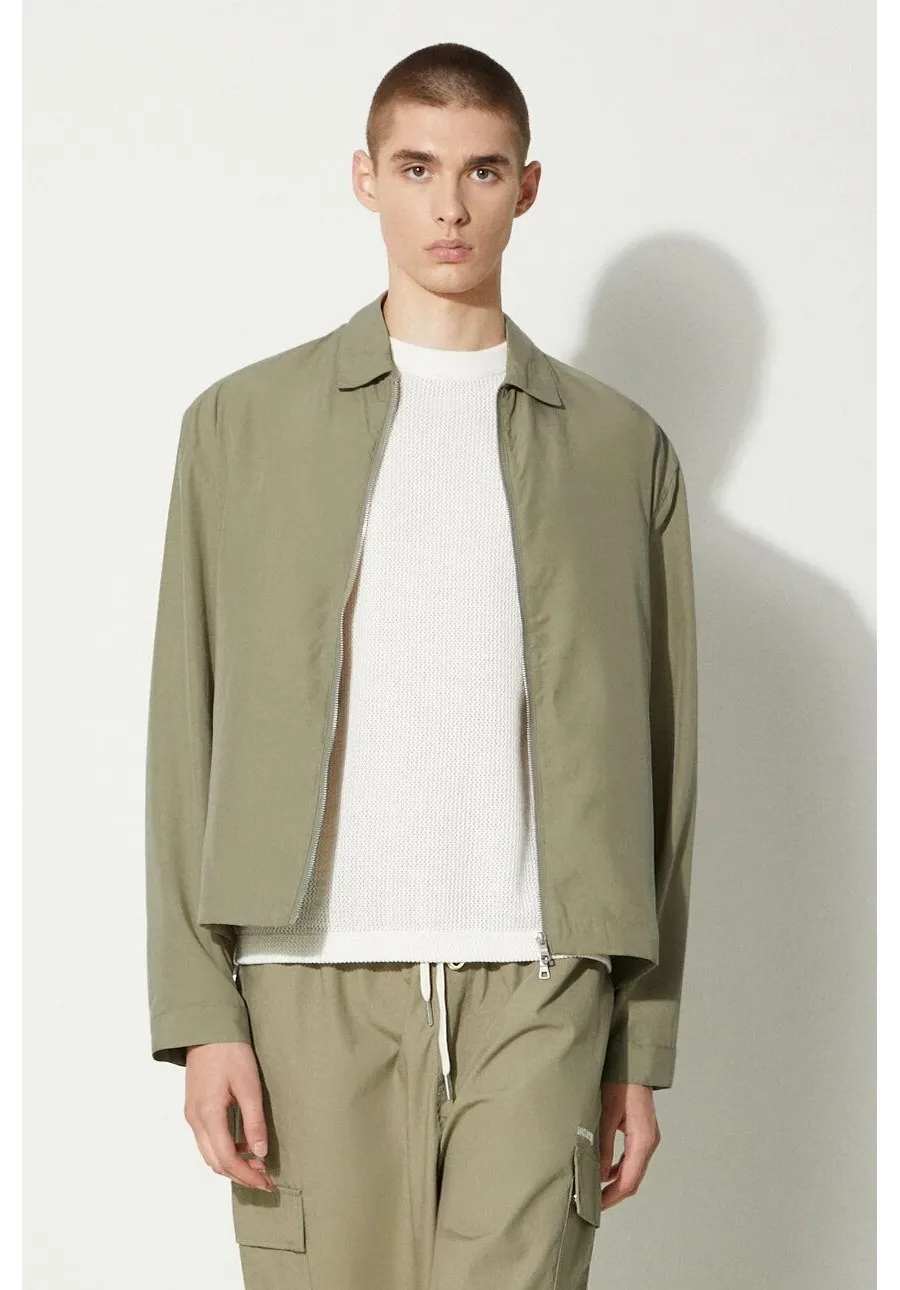 obrazek 1 MKI MIYUKI ZOKU kurtka Tencel Rider Jacket męska kolor zielony przejściowa TENCEL.RIDER.JACKET
