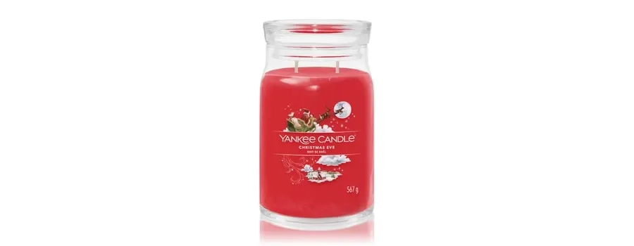 obrazek 1 Yankee Candle Christmas Eve Signature Jar Świeca zapachowa 567 g
