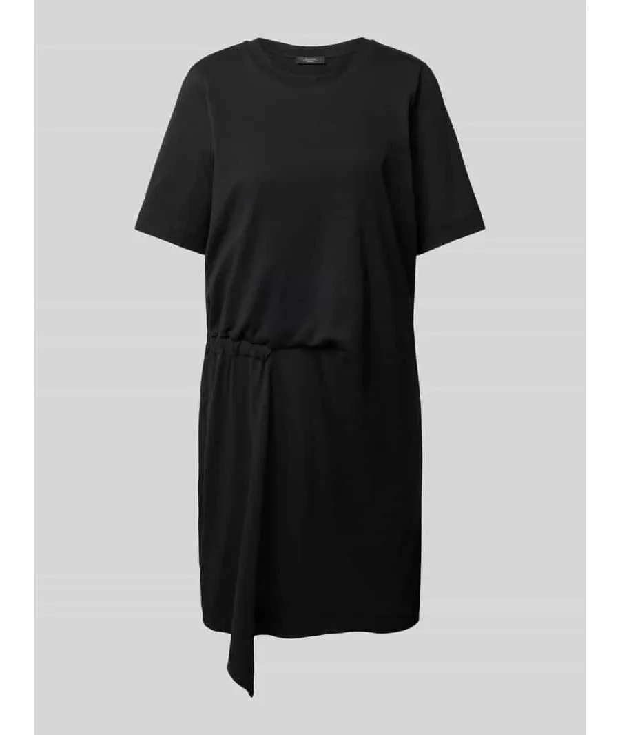 obrazek 1 Sukienka T-shirtowa o długości do kolan z okrągłym dekoltem model ‘MANCHE’