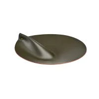Zdjęcie Designerska ciemnooliwkowa pokrywka Ø38 cm do kosza