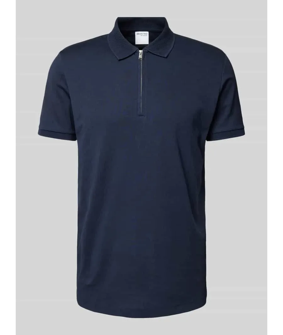 obrazek 1 Koszulka polo z krótkim zamkiem błyskawicznym model ‘FAVE’