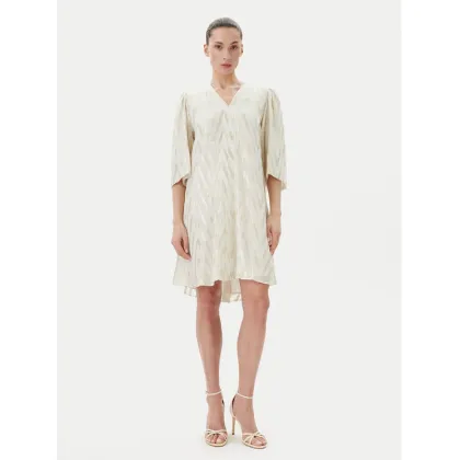 Zdjęcie Bruuns Bazaar Sukienka koktajlowa BBW4579 Beżowy Regular Fit