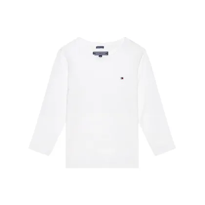 Zdjęcie Tommy Hilfiger Bluzka Boys Basic Cn Knit L KB0KB04141 Biały Regular Fit