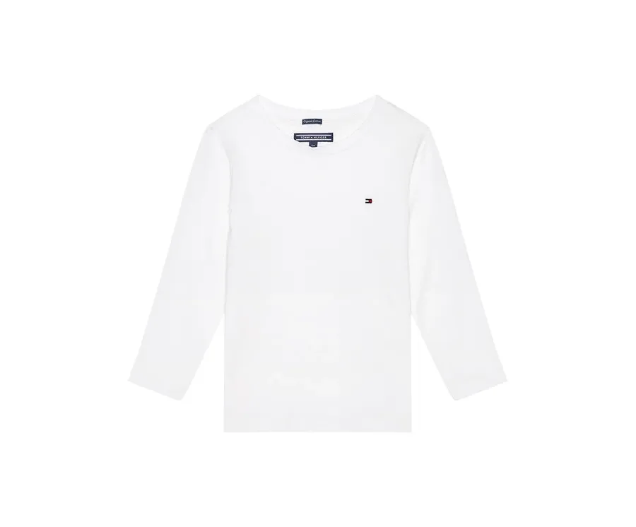 obrazek 1 Tommy Hilfiger Bluzka Boys Basic Cn Knit L KB0KB04141 Biały Regular Fit