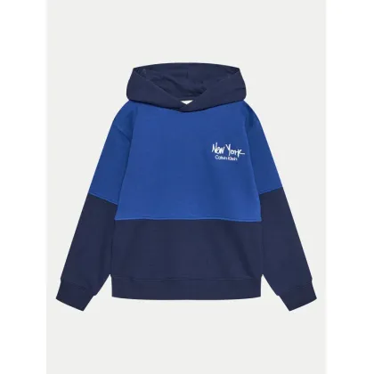 Zdjęcie Calvin Klein Jeans Bluza IB0IB02329 Niebieski Regular Fit