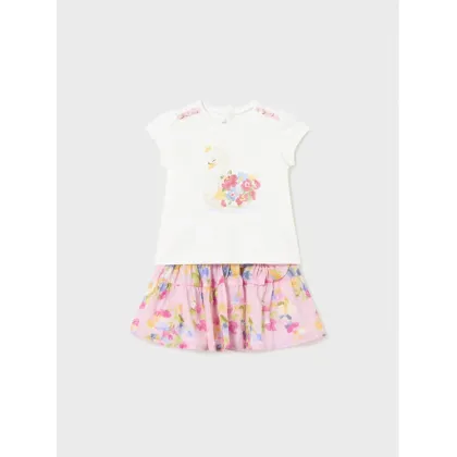Zdjęcie Mayoral Komplet t-shirt i spódniczka 1979 Kolorowy Regular Fit