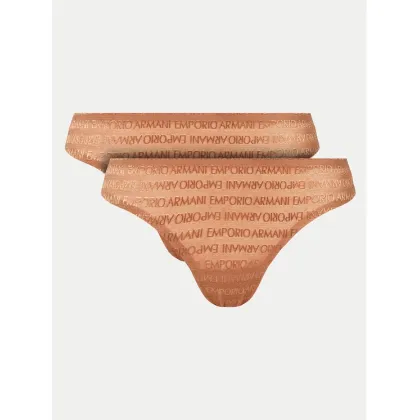 Zdjęcie Emporio Armani Underwear Komplet 2 par stringów 163333 3F204 01656 Brązowy