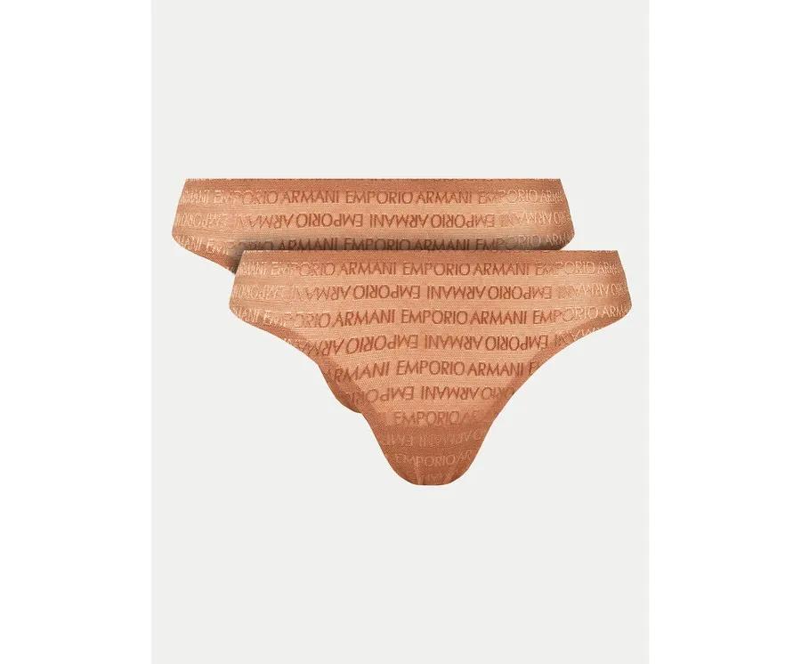obrazek 1 Emporio Armani Underwear Komplet 2 par stringów 163333 3F204 01656 Brązowy
