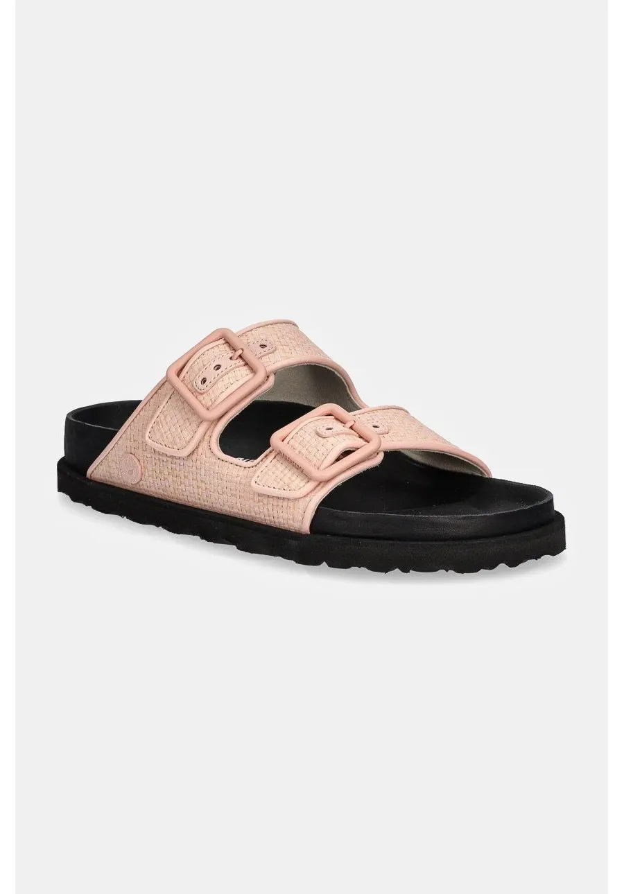 obrazek 1 Birkenstock 1774 klapki Arizona Raffia Luxe damskie kolor różowy 1028845