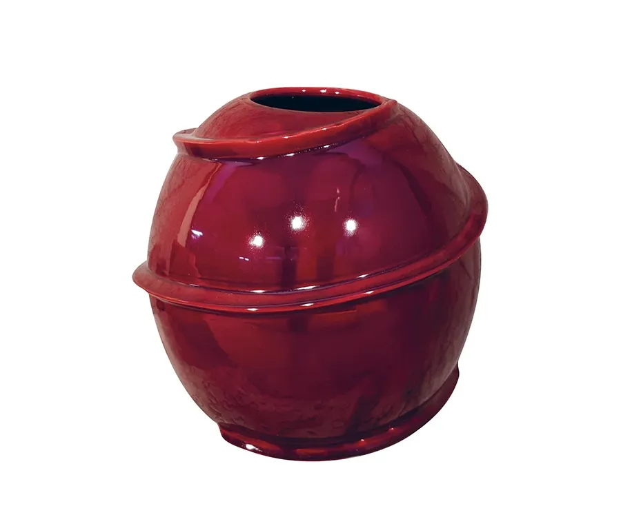 obrazek 1 Włoski ceramiczny wazon o obłym kształcie