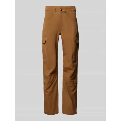 Zdjęcie Spodnie cargo o kroju regular fit z wyhaftowanym logo model ‘Horizon’