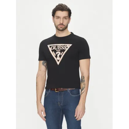 Zdjęcie Guess T-Shirt M5GI06I3Z14 Czarny Regular Fit