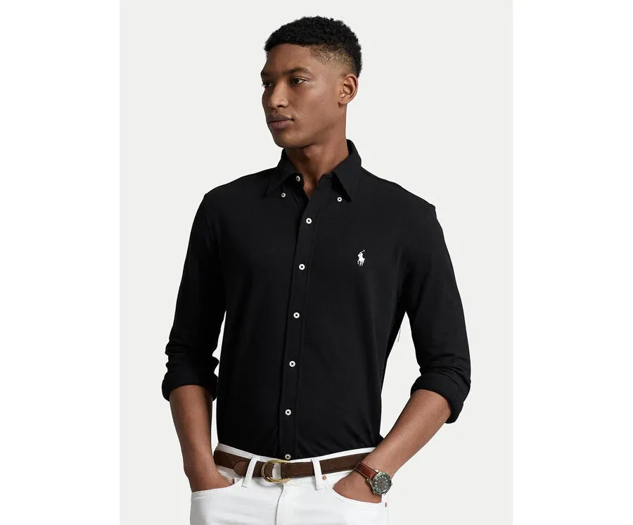 obrazek 1 Polo Ralph Lauren Koszula Pique 710654408 Czarny Regular Fit
