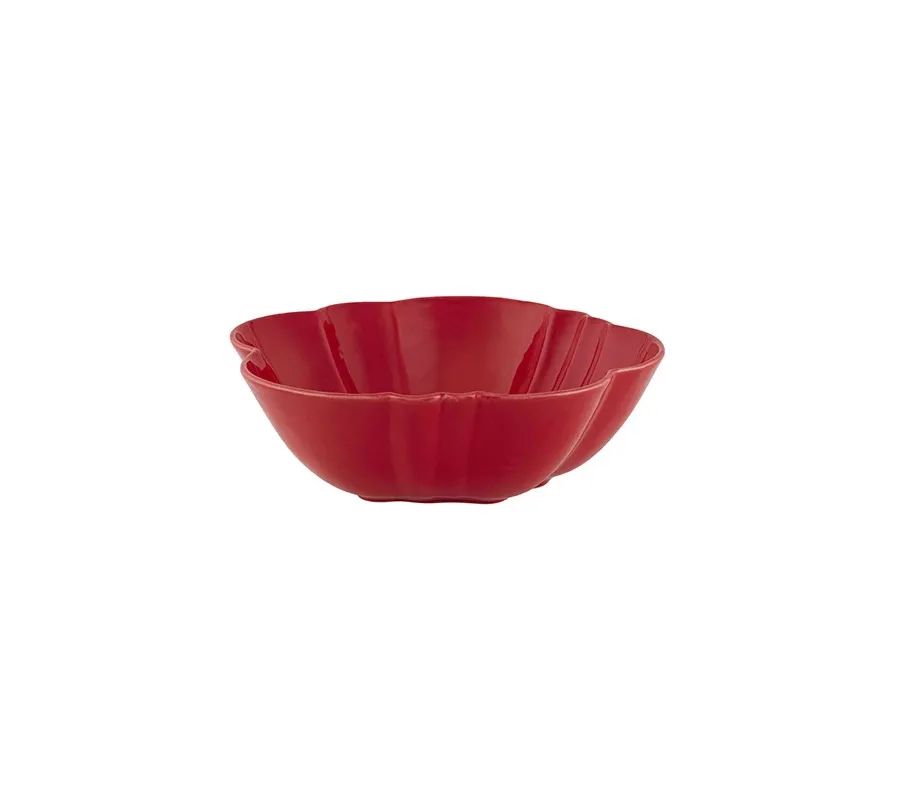 obrazek 1 Czerwona salaterka ceramiczna - Bordallo Pinheiro