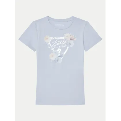 Zdjęcie Guess T-Shirt J5RI22 K6YW4 Błękitny Regular Fit