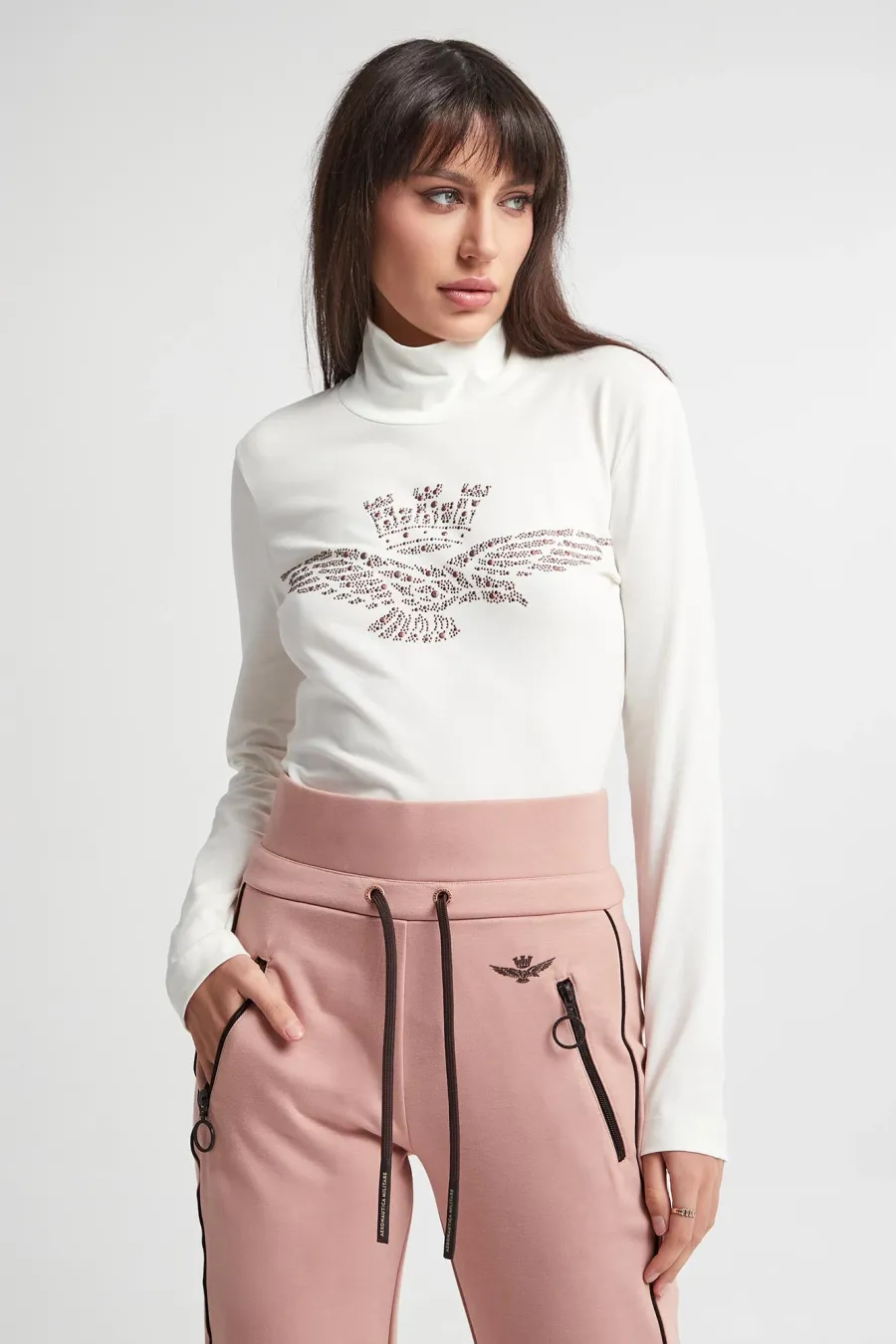 obrazek 1 Longsleeve damski AERONAUTICA MILITARE Aeronautica Militare