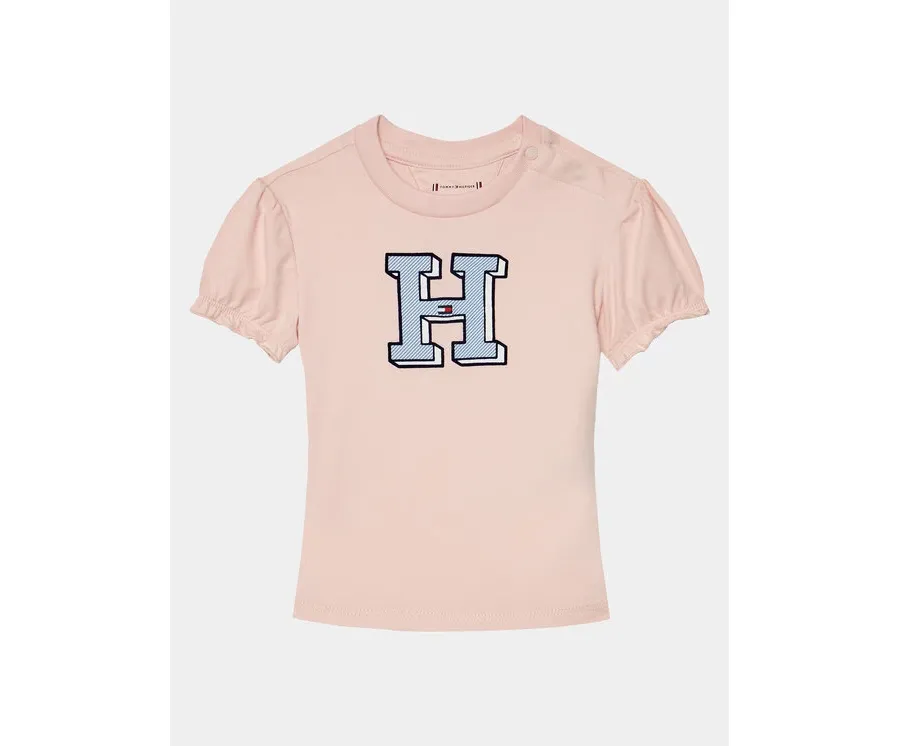 obrazek 1 Tommy Hilfiger T-Shirt Ithaca KN0KN01873 Różowy Regular Fit
