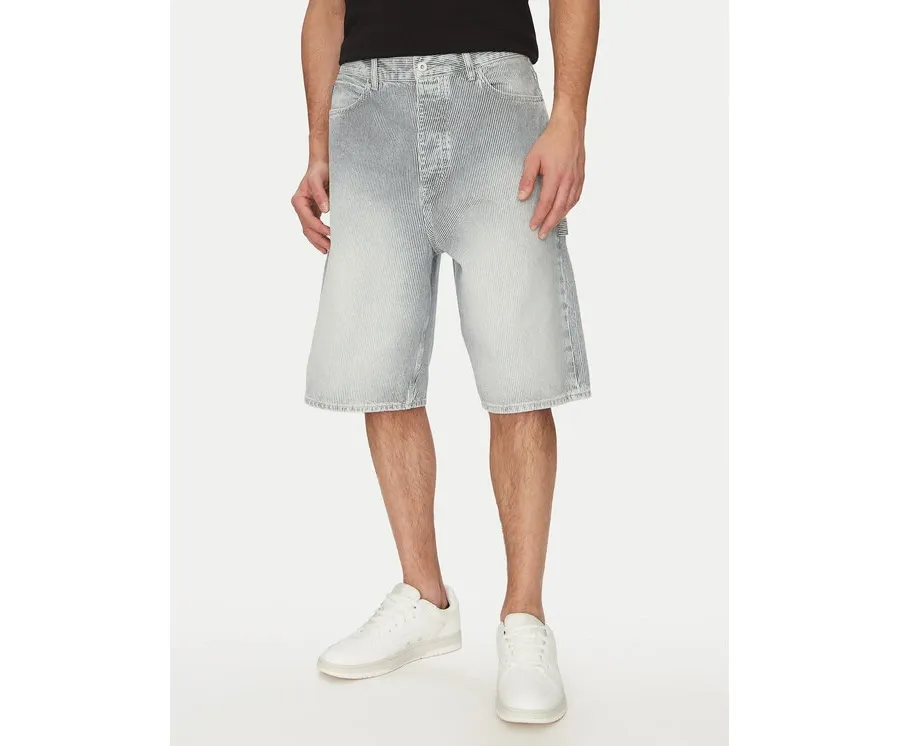 obrazek 1 HUGO Szorty jeansowe 50534609 Błękitny Regular Fit